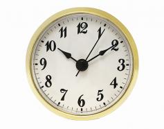 White Arabic Clock Insert 2-7/8 inch